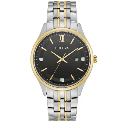 Bulova Men's Classic Two-tone Stainless Steel Bracelet Watch 41mm