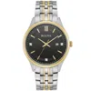 Bulova His And Hers Adult Two Tone Stainless Steel 2-pc. Watch Boxed Set 98x125 In Silver