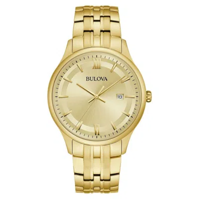 Bulova Men's Classic Gold Dial Watch
