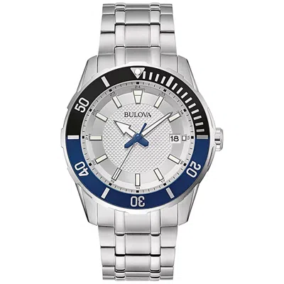 BULOVA MEN'S CLASSIC SILVER DIAL WATCH