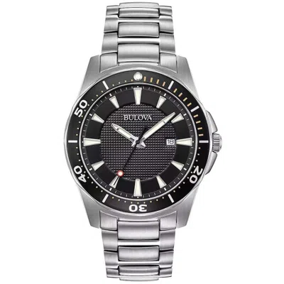Bulova Men's Classic Sport Black Dial Watch