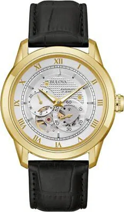 Pre-owned Bulova Men's Classic Sutton 4-hand Automatic Watch, 42mm (gold Color)