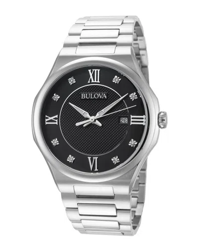 Bulova Precisionist 46mm Watch In Silver