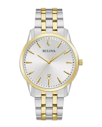 Bulova Classic Watch, 39mm In Silver/gold