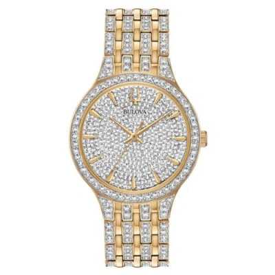 Pre-owned Bulova Men's Gift Set 42mm Quartz Watch 98k102