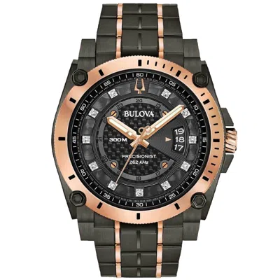 BULOVA MEN'S ICON BLACK DIAL WATCH