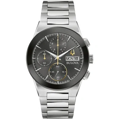 Pre-owned Bulova Men's Milennia Black Dial Watch - 96c149