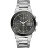 Bulova Men's Milennia Black Dial Watch In Metallic