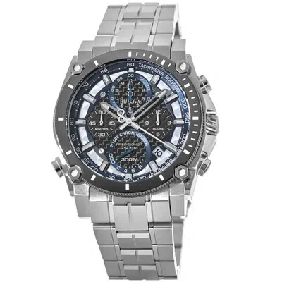 Pre-owned Bulova Men's Precisionist Black Dial Watch - 98b316
