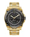 Bulova Precisionist Mens Gold Tone Stainless Steel Bracelet Watch 98d156