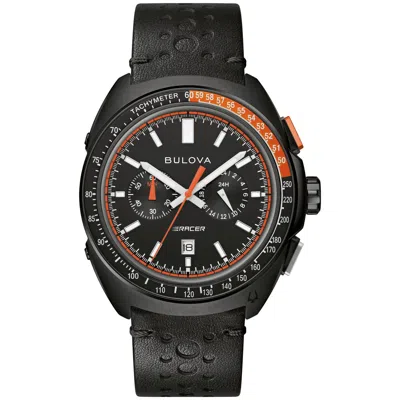 BULOVA MEN'S RACER CHRONOGRAPH BLACK DIAL WATCH