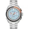 Bulova Men's Chronograph Racer Stainless Steel Bracelet Watch 42mm In Blue