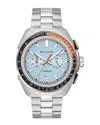 Bulova Men's Chronograph Racer Stainless Steel Bracelet Watch 42mm