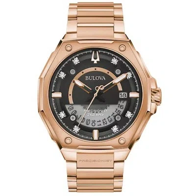 Pre-owned Bulova Men's Series X Black Dial Watch - 97d129