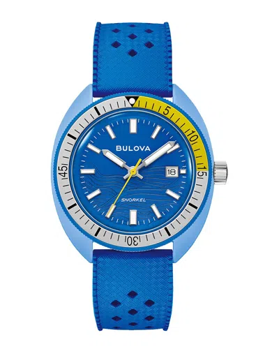 Bulova Men's Snorkel Blue Tang Fish Watch