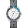Bulova Men's Snorkel Gray Hnbr Rubber Strap Watch 41mm In Gray