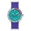 Bulova Men's Snorkel Teal Dial Watch In Blue