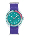 Bulova Men's Snorkel Teal Dial Watch In Multi
