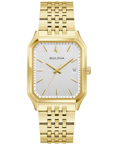 BULOVA MEN'S SPECIAL EDITION TONY BENNETT CLASSIC WE ARE ALL HERE GOLD-TONE BRACELET WATCH 32MM