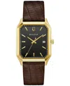 Bulova Men's Tony Bennett Black Dial Watch In Brown