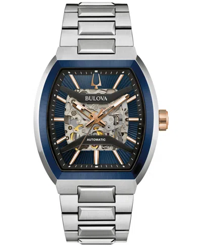 BULOVA MEN'S MAQUINA SPORT AUTOMATIC STAINLESS STEEL BRACELET WATCH 40MM