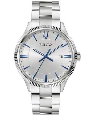 Bulova Men's Stainless Steel Bracelet Watch 42mm In No Color