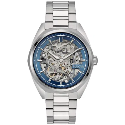 BULOVA MEN'S SURVEYOR BLUE DIAL WATCH