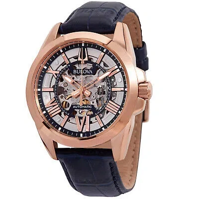 Pre-owned Bulova Men's Sutton Blue Dial Watch - 97a161