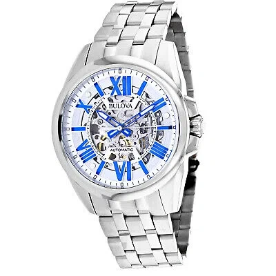 Pre-owned Bulova Men's Sutton White Dial Watch - 96a187