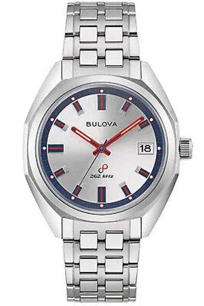 Pre-owned Bulova Men's Watch 1973 Jet Star With 2 Bands Limited Edition 96k112
