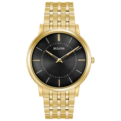 Bulova Men's Watch 97a127 In Gold