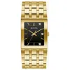 Bulova Men's Marc Anthony Modern Quadra Diamond Accent Gold-tone Stainless Steel Bracelet Watch 30mm In Gold
