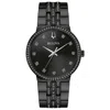 Bulova Crystal Bracelet Watch, 40mm In Black