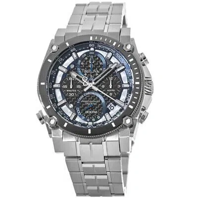 Pre-owned Bulova Mens Precisionist Black Dial Watch - 98b316