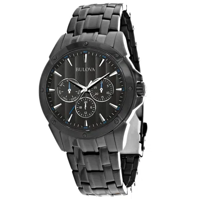Bulova Mens Sport Analog Display Black Watch