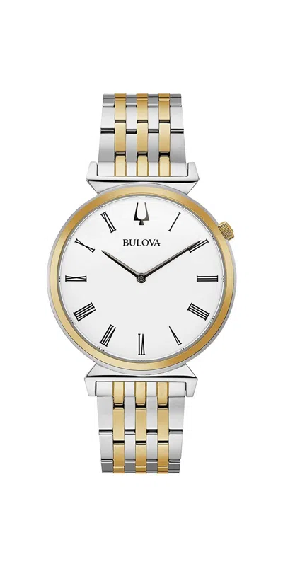 Bulova Mens Watch In Gold