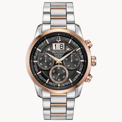 Pre-owned Bulova Mens Watch 98b335