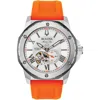 Bulova Mens Watch In Orange