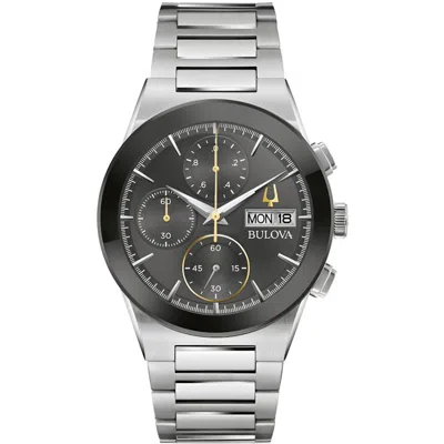 Pre-owned Bulova Milennia 96c149 Watch In Stainless Steel In Silver