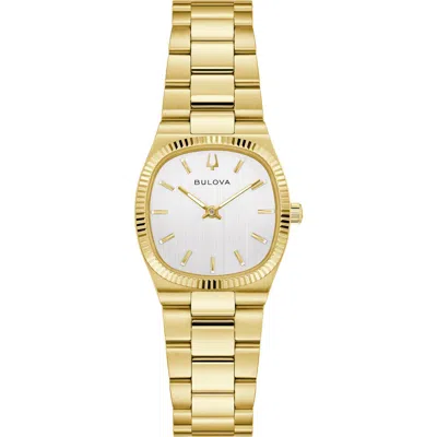 Bulova Mini Super Seville Bracelet Watch, 25mm In Gold