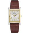 Bulova Mens Brown Leather Strap Watch 98b430