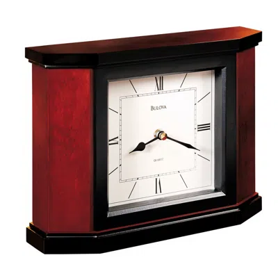 Bulova Morrigon 10" Wide Mantel Clock
