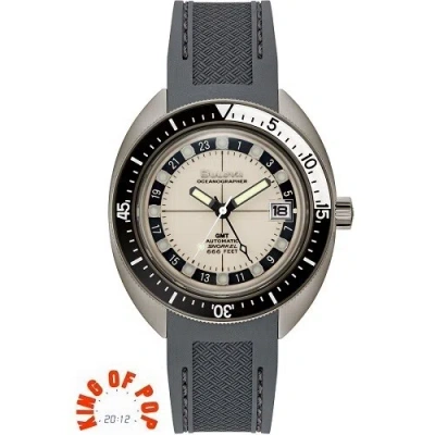 Pre-owned Bulova Oceanographer Gmt 98b407 Diver's Iso,free Shipping