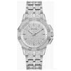 Bulova Crystal Octava Womens Crystal Accent Silver Tone Stainless Steel Bracelet Watch 96l305 In Silver