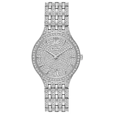 Bulova Phantom Womens Silver Tone Stainless Steel Bracelet Watch 96l243