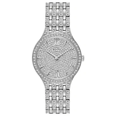 Bulova Phantom Womens Silver Tone Stainless Steel Bracelet Watch 96l243