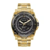 Bulova Precisionist Mens Gold Tone Stainless Steel Bracelet Watch 98d156 In Gold