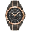 Bulova Precisionist Mens Two Tone Stainless Steel Bracelet Watch 98d149 In Transparent