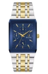 Bulova Quadra Two-tone Bracelet Watch, 30mm