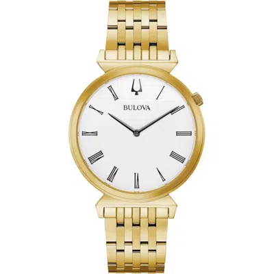Bulova Quartz Stainless Steel Bracelet Watch, 38mm